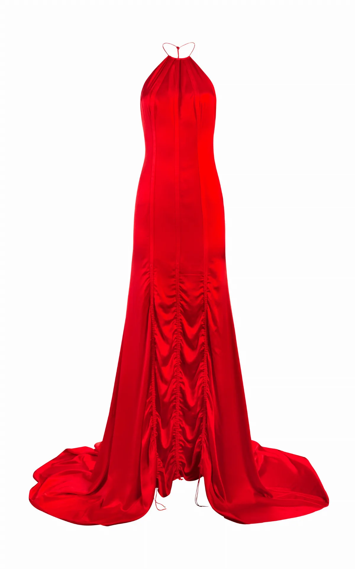 Dip-Dyed Silk Halter Gown by Alejandra Alonso Rojas