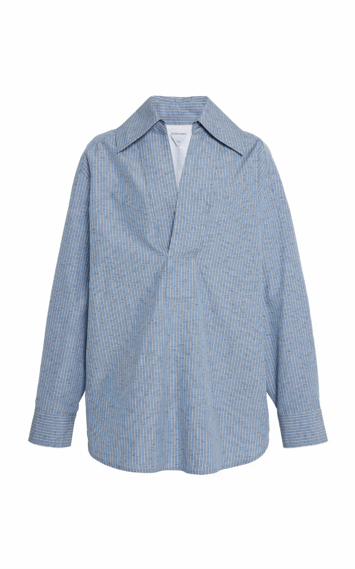 Oversized Cotton-Linen Shirt by Bottega Veneta
