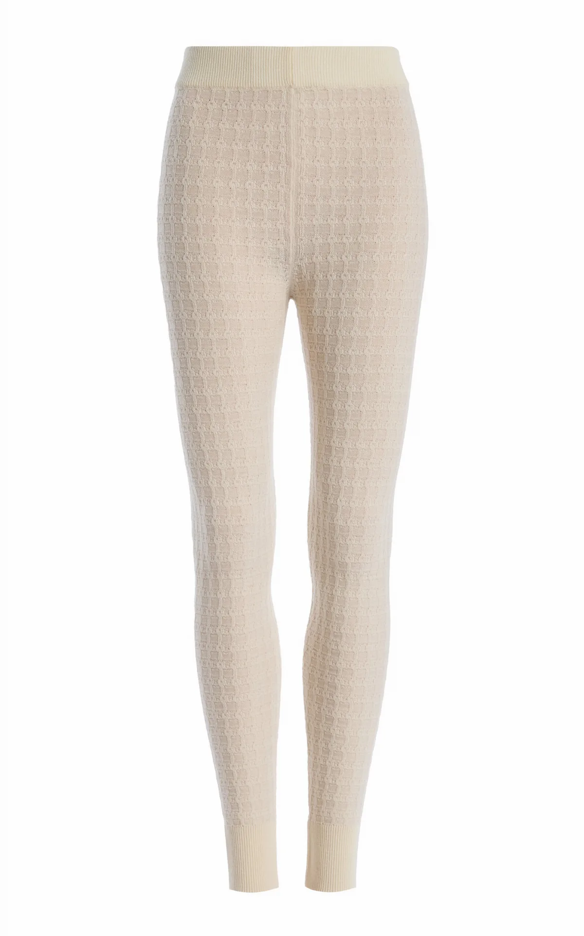 Soleil Cable-Knit Merino Wool Leggings by Cordova