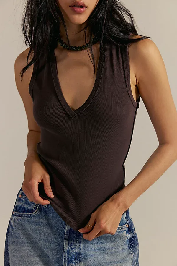 We the Free Neria V-Neck Tank Top