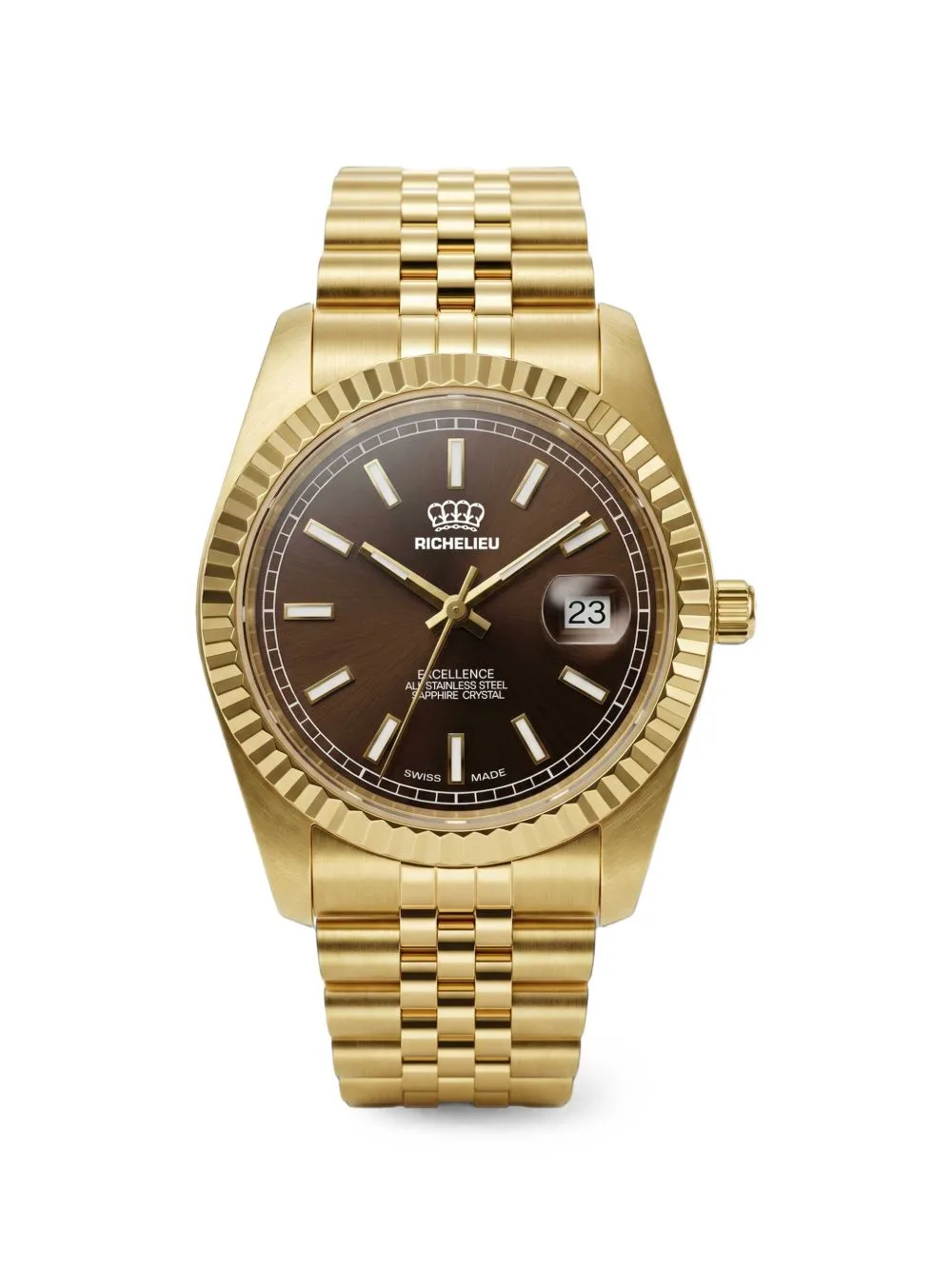 Classic 41mm Watch by Richelieu Swiss