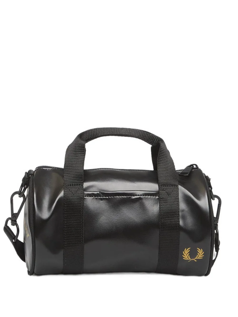 Tonal Classic Logo-Print Barrel Bag by Fred Perry