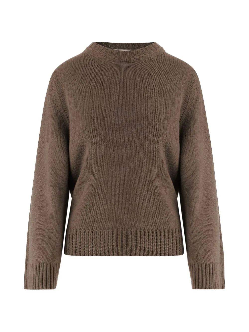 Crew-Neck Ribbed-Trim Sweater by OLIVER LATTUGHI