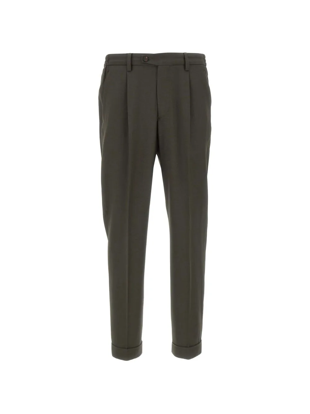 Micro-Texture Pleated Trousers by DEVORE
