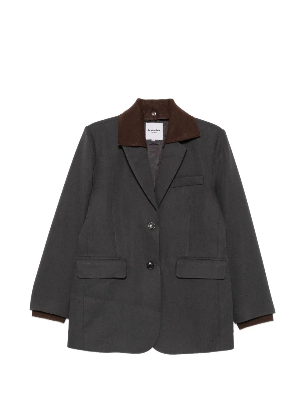 Notched-Lapel Single-Breasted Jacket by La Piscine