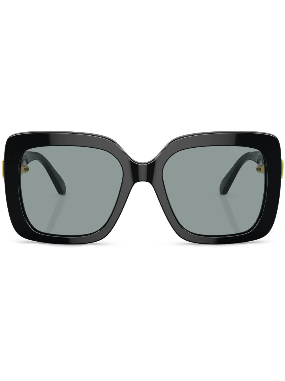 Crystal-Embellished Oversize-Frame Sunglasses by Swarovski Eyewear