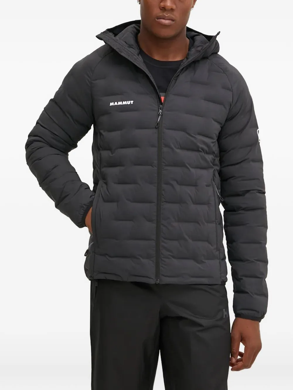 Sender in Zip-Up Hooded Jacket by Mammut