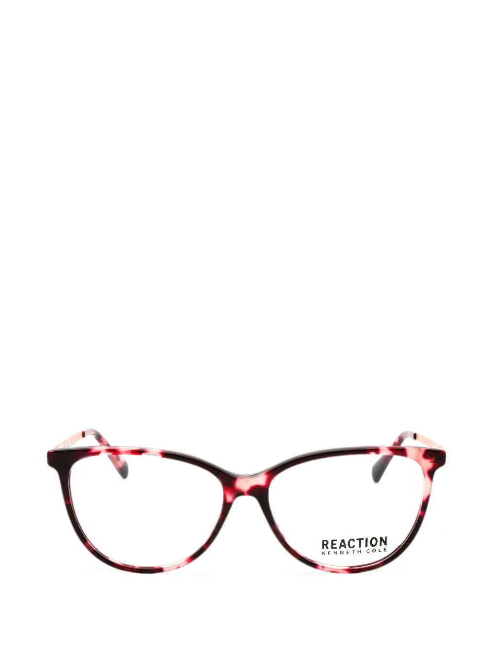 Tortoiseshell-Effect Oval-Frame Glasses by KENNETH COLE