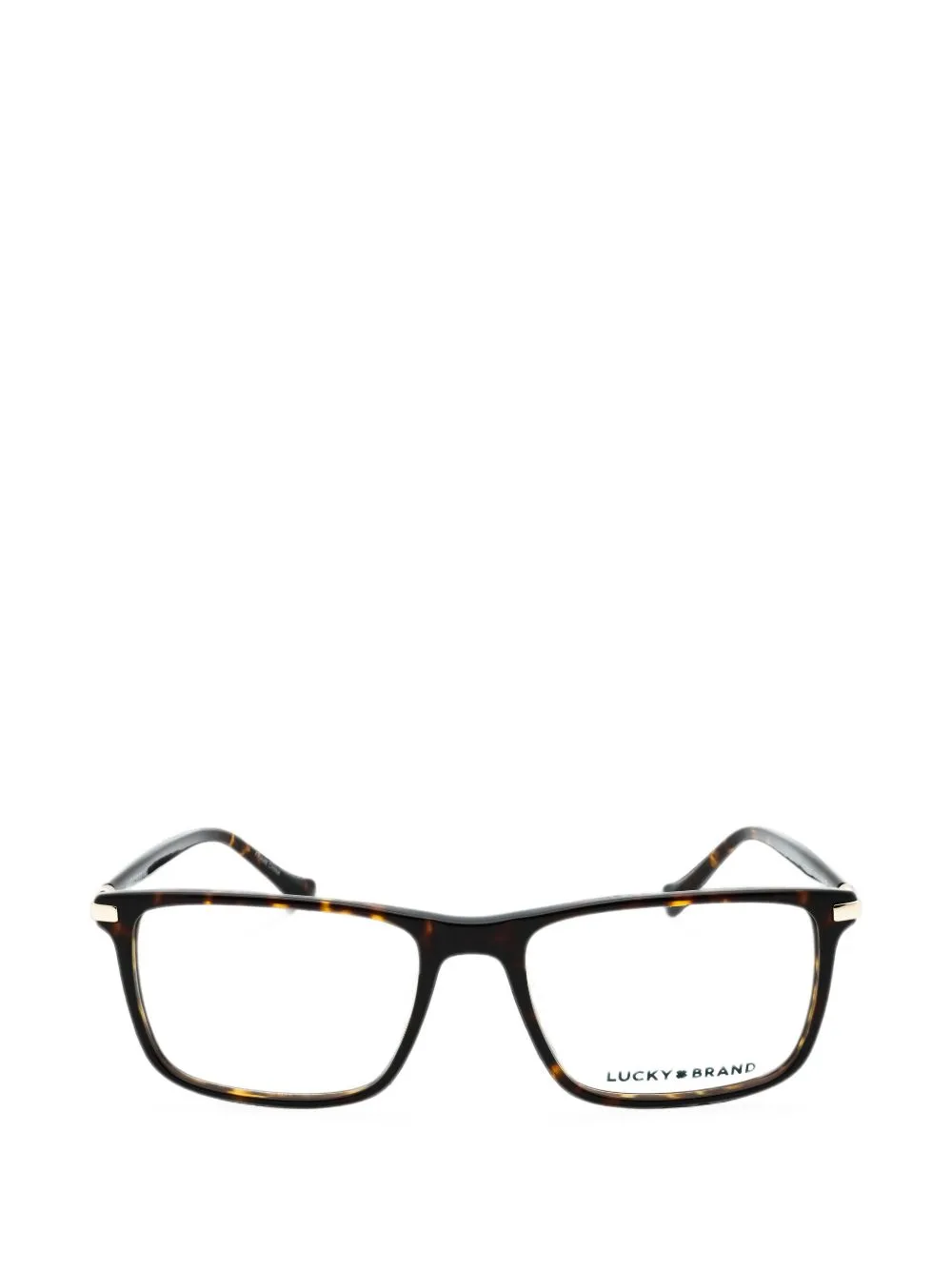 D412 Tortoise-Shell Rectangle-Frame Glasses by LUCKY BRAND