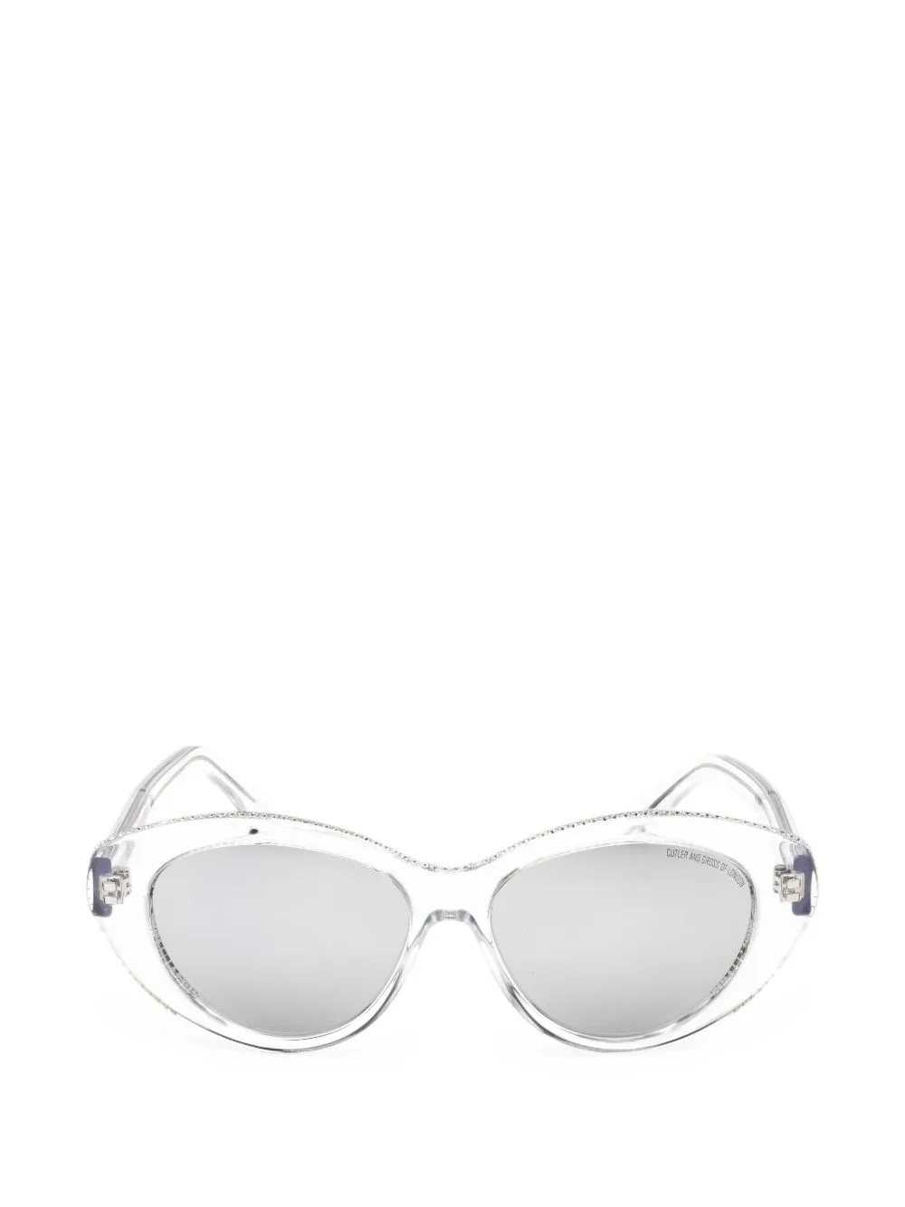 Crystal-Embellished Cat-Eye Sunglasses by Cutler & Gross