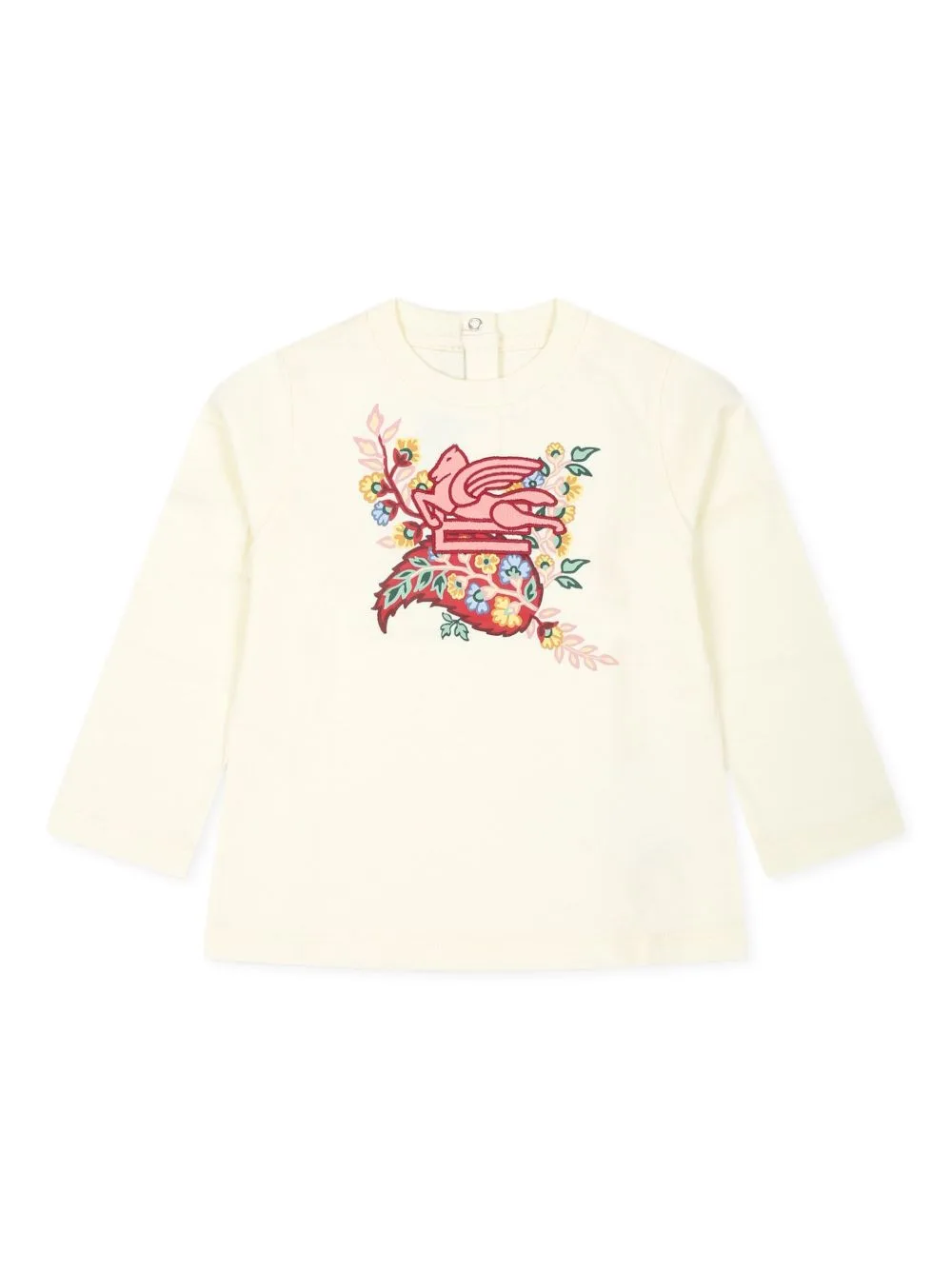 Logo-Embroidered Cotton Sweatshirt by ETRO KIDS