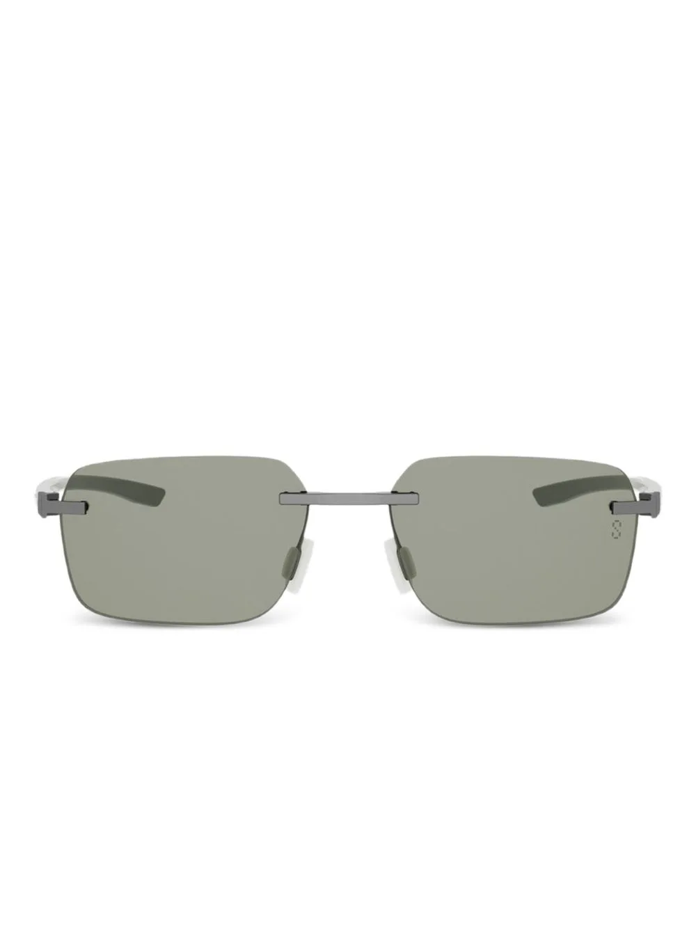 Rimless Rectangle-Frame Sunglasses by Tag Heuer Eyewear