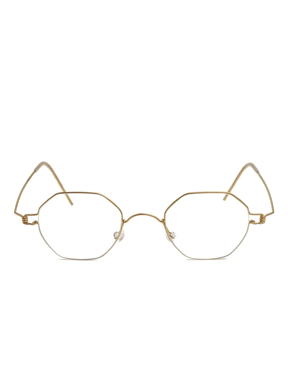 Geometric-Frame Glasses by Lindberg