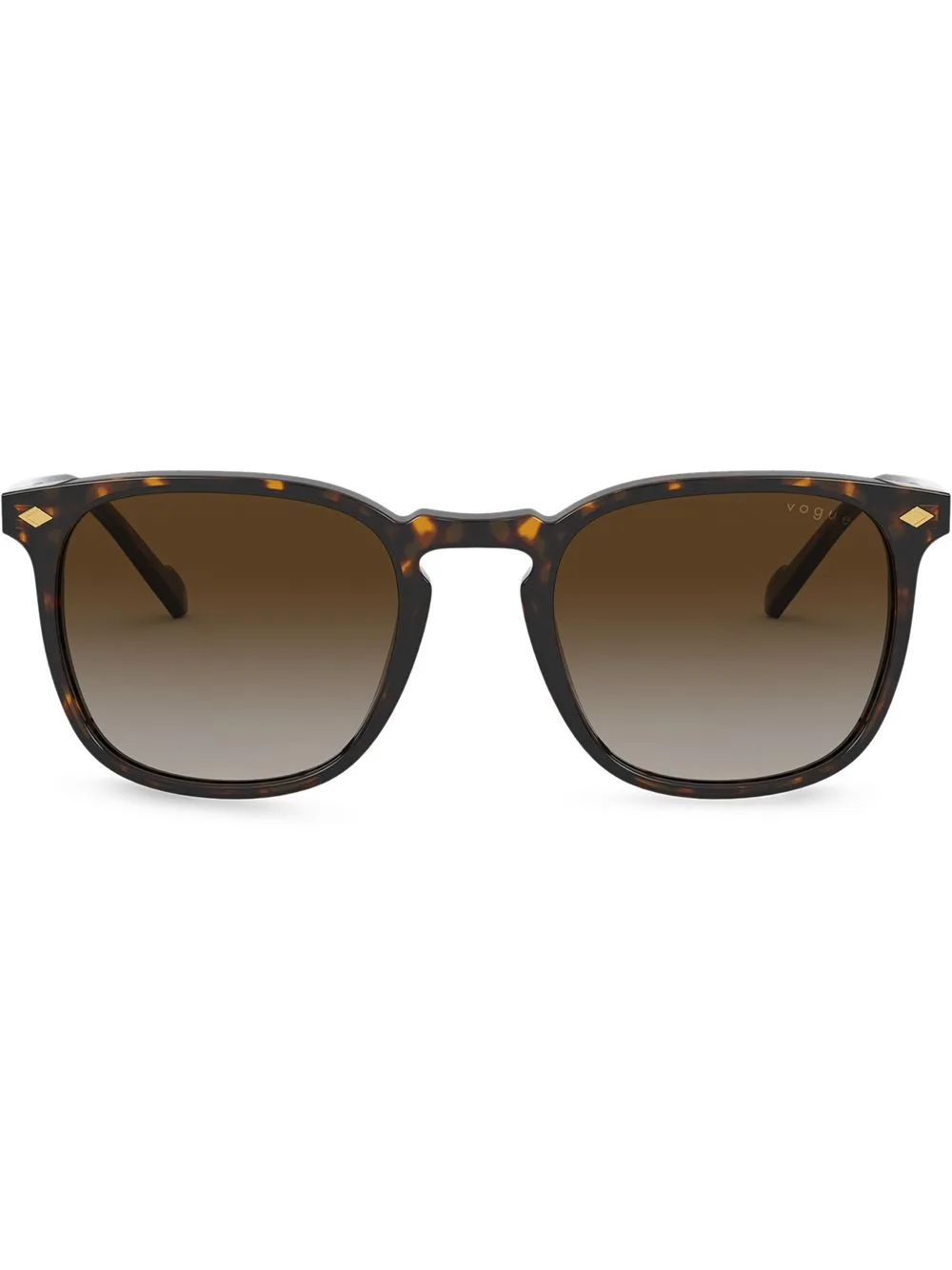 Tortoiseshell Square Frame Sunglasses by Vogue Eyewear