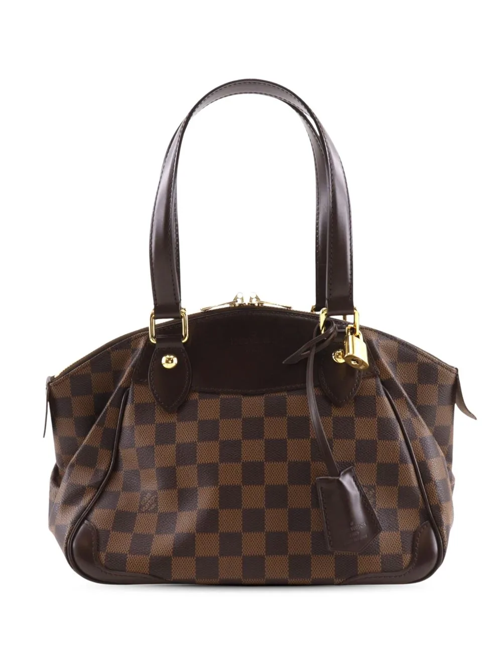 2010 Damier Ebene Verona PM Handbag by Louis Vuitton Pre-Owned