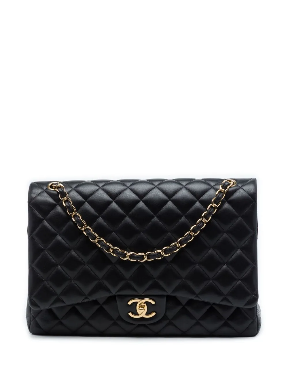 2013-2014 Maxi Classic Lambskin Double Flap Shoulder Bag by CHANEL Pre-Owned