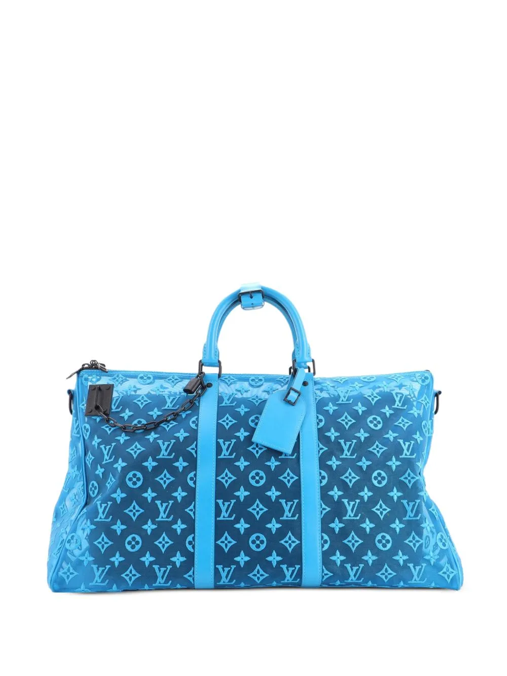 Keepall Bandouliere Bag Monogram See Through Mesh 50 Travel Bag by Louis Vuitton Pre-Owned