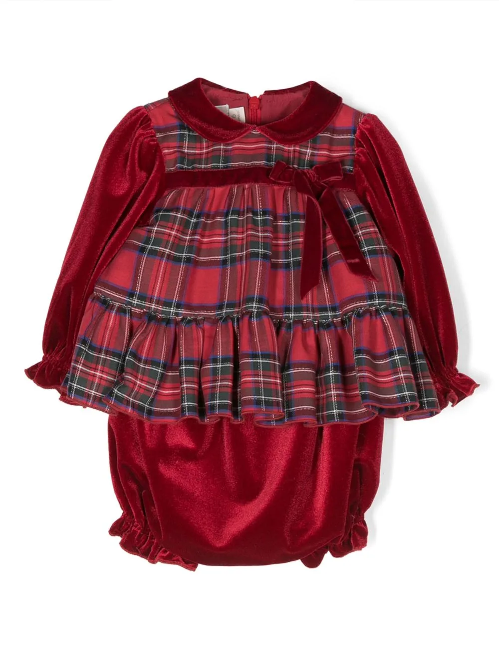 Check-Print Cotton Short Set by La Stupenderia