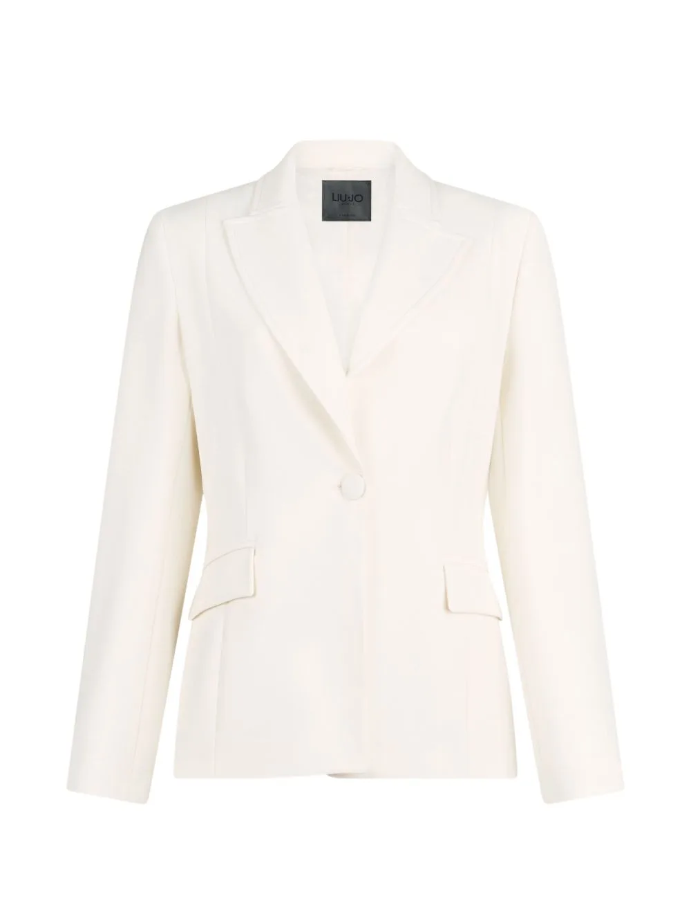Flap-Pockets Single-Breasted Blazer by LIU JO