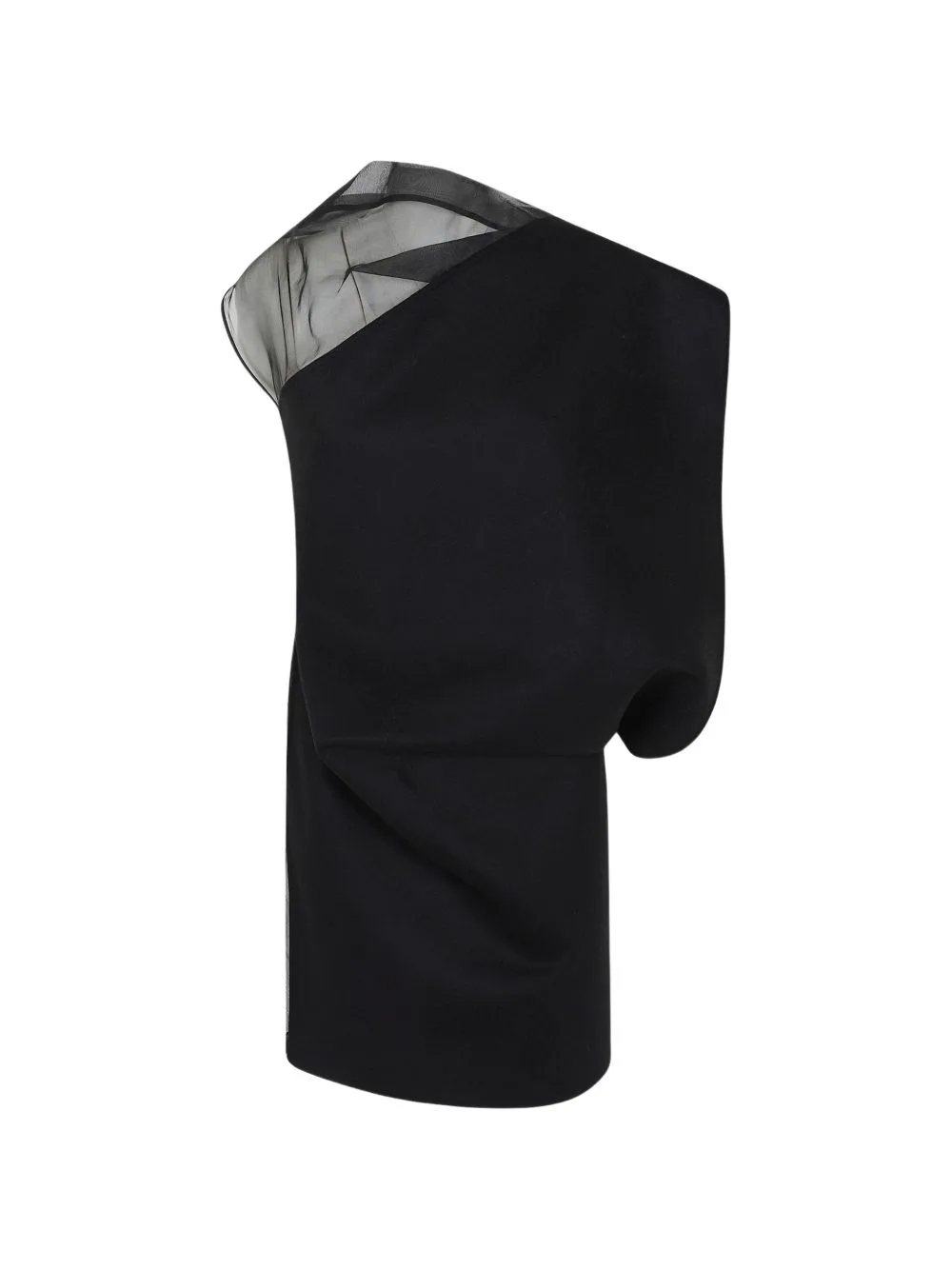 Asymmetric-Neck Midi Dress by Sportmax