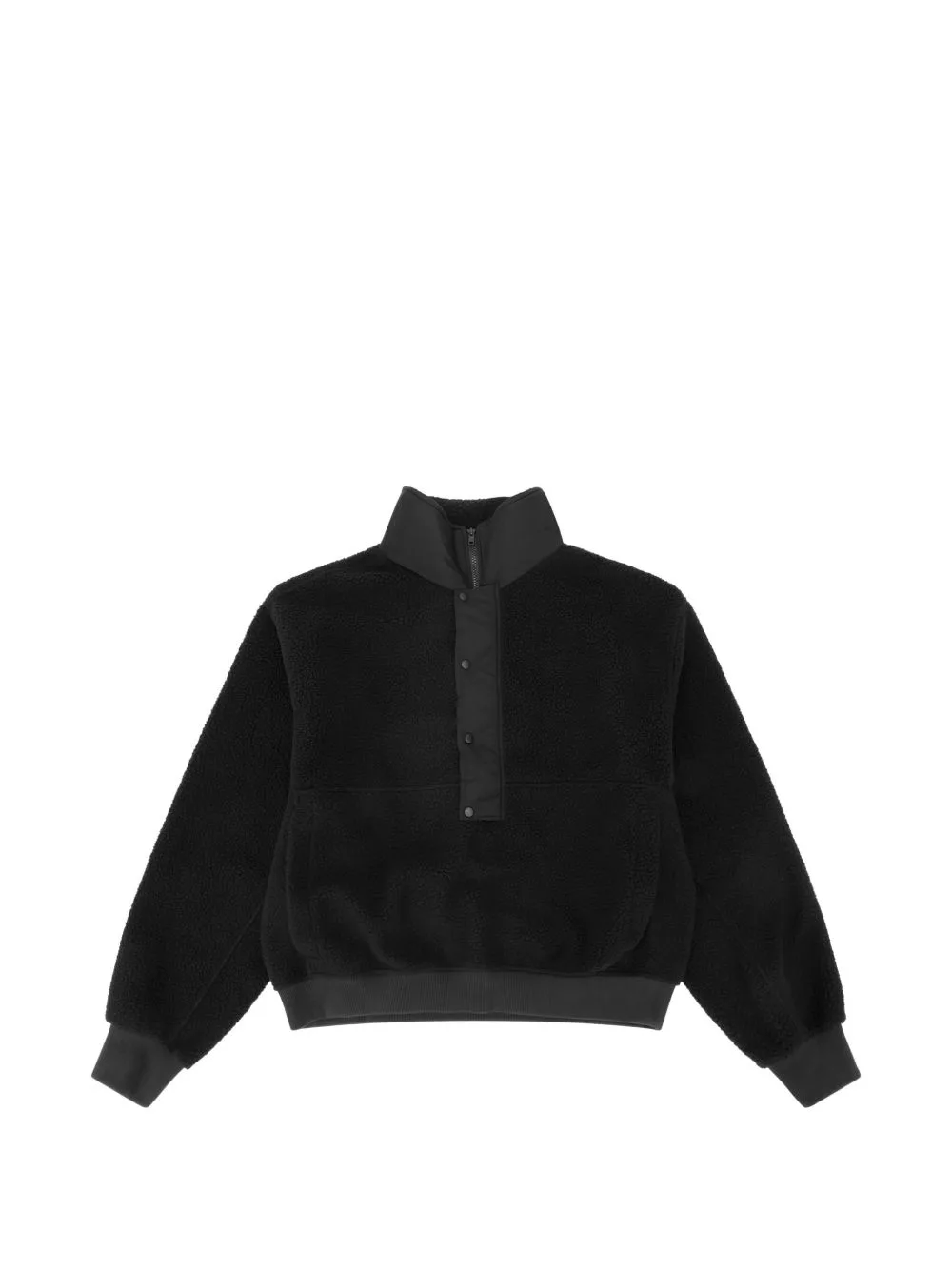 Fleece-Texture Panelled Sweater by ENTIRE STUDIOS