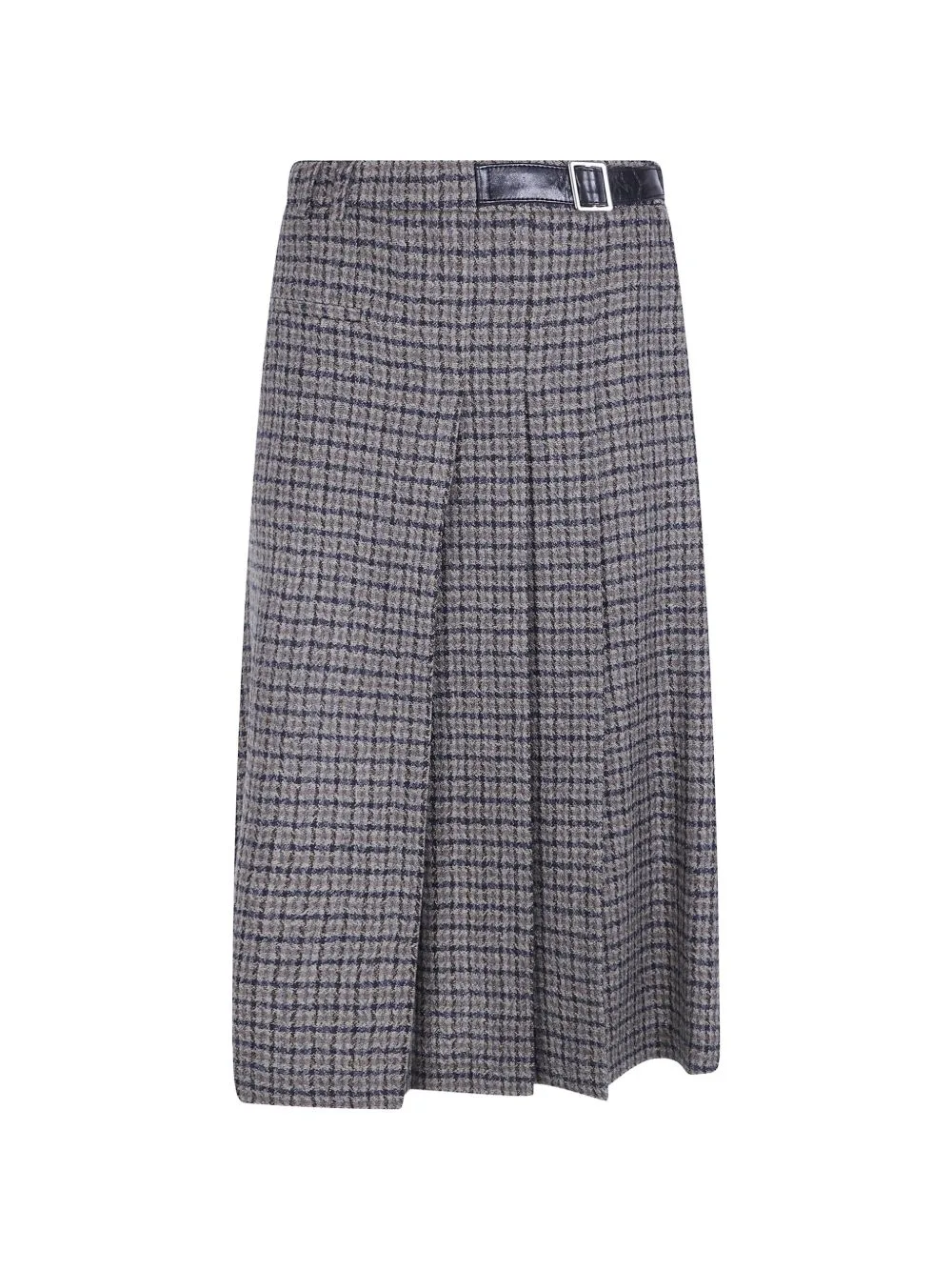 Check Pleated Skirt by Seventy