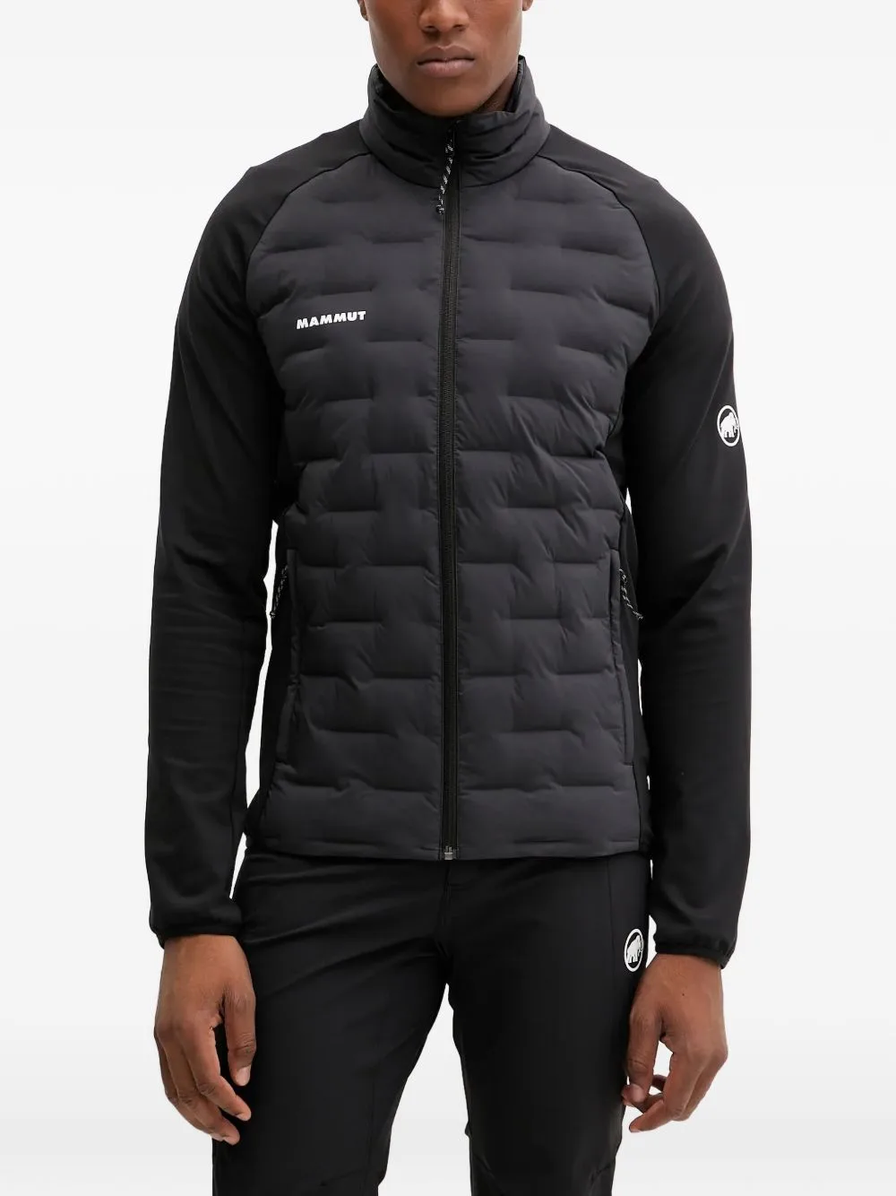 Sender in Zip-Up Hybrid Jacket by Mammut
