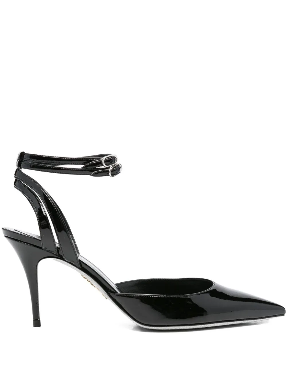 80mm Leather Heeled Pumps by René Caovilla