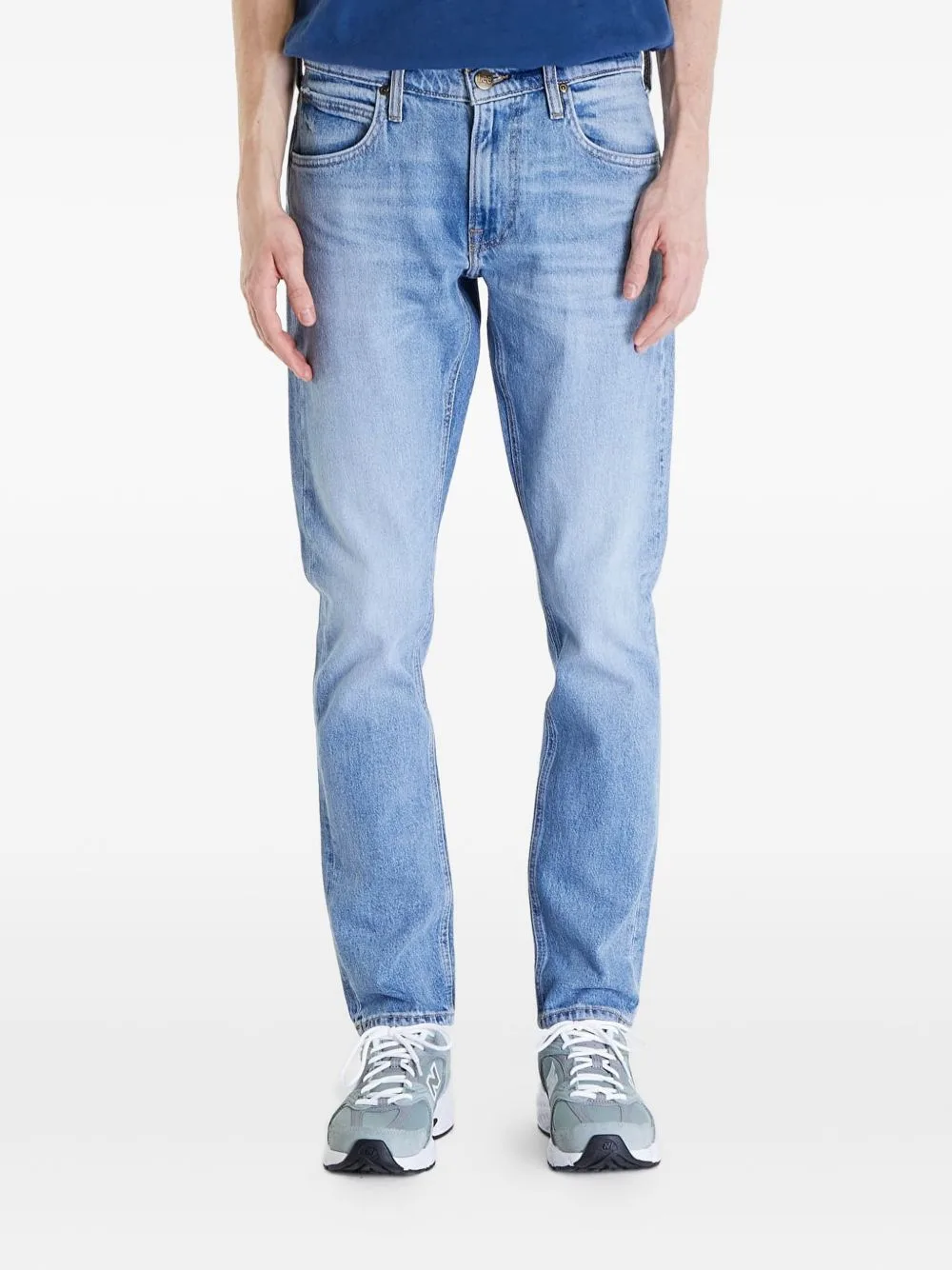 Faded-Wash Jeans by LEE