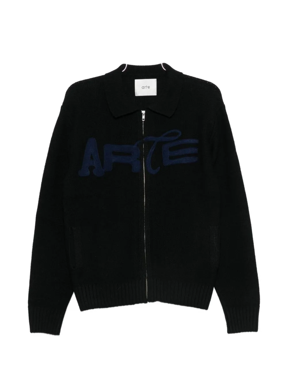Logo-Embroidered Zip-Up Sweater by Arte Antwerp