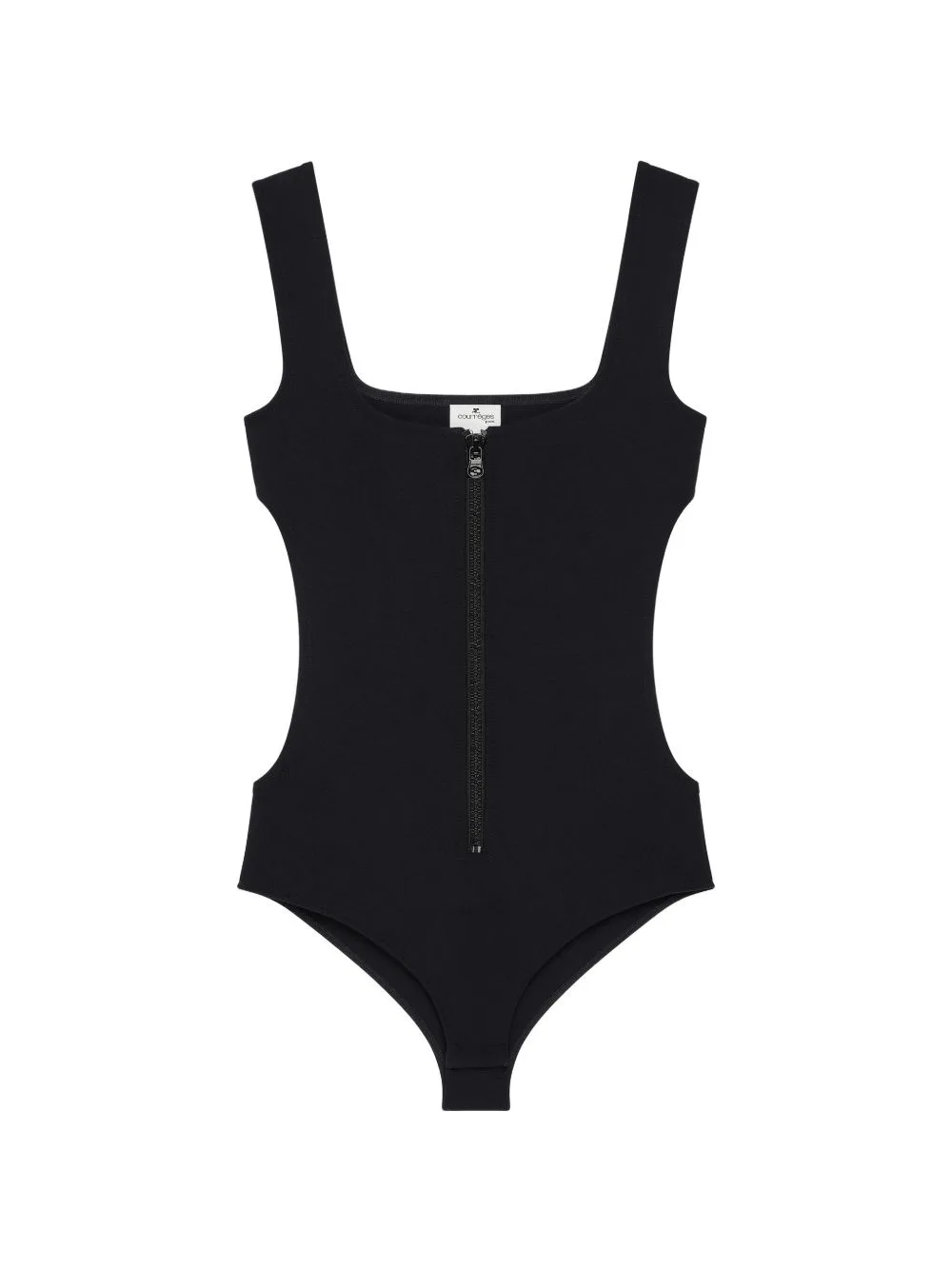 Cut-Out Zip-Up Bodysuit by Courrèges