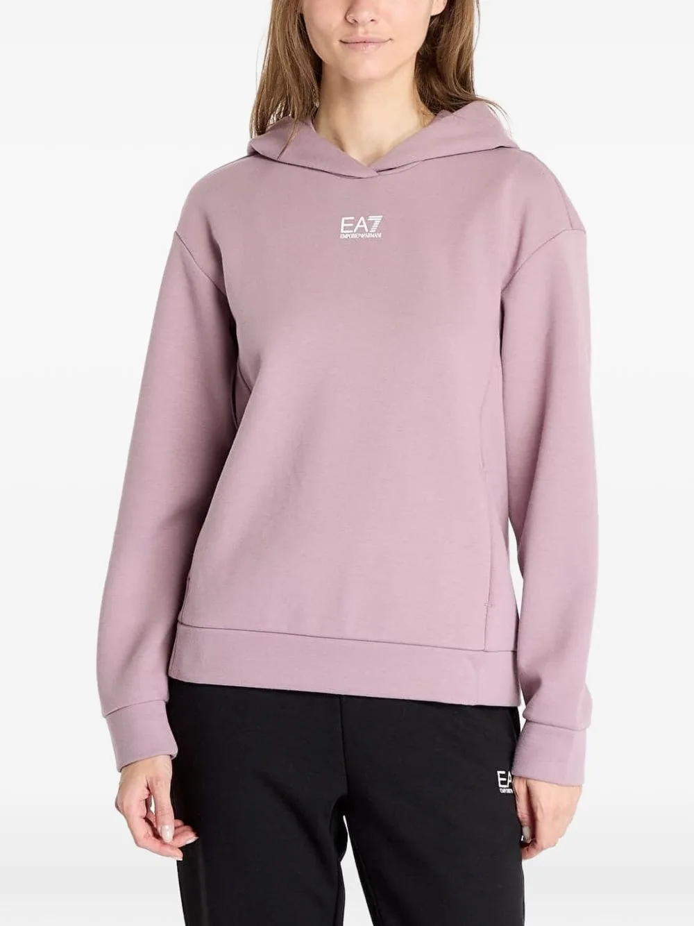 Logo-Print Hoodie by Ea7 Emporio Armani