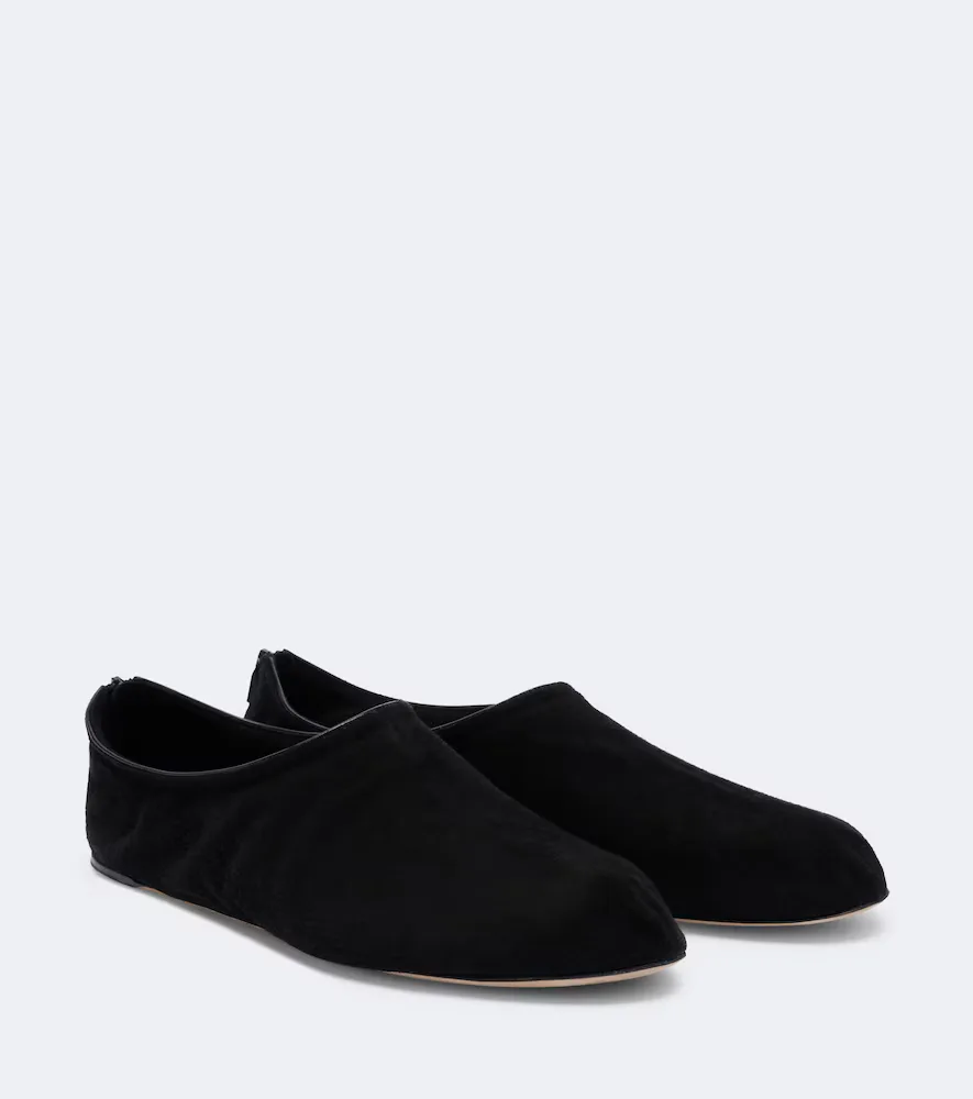 Stellene Suede Slip-On Shoes by The Row