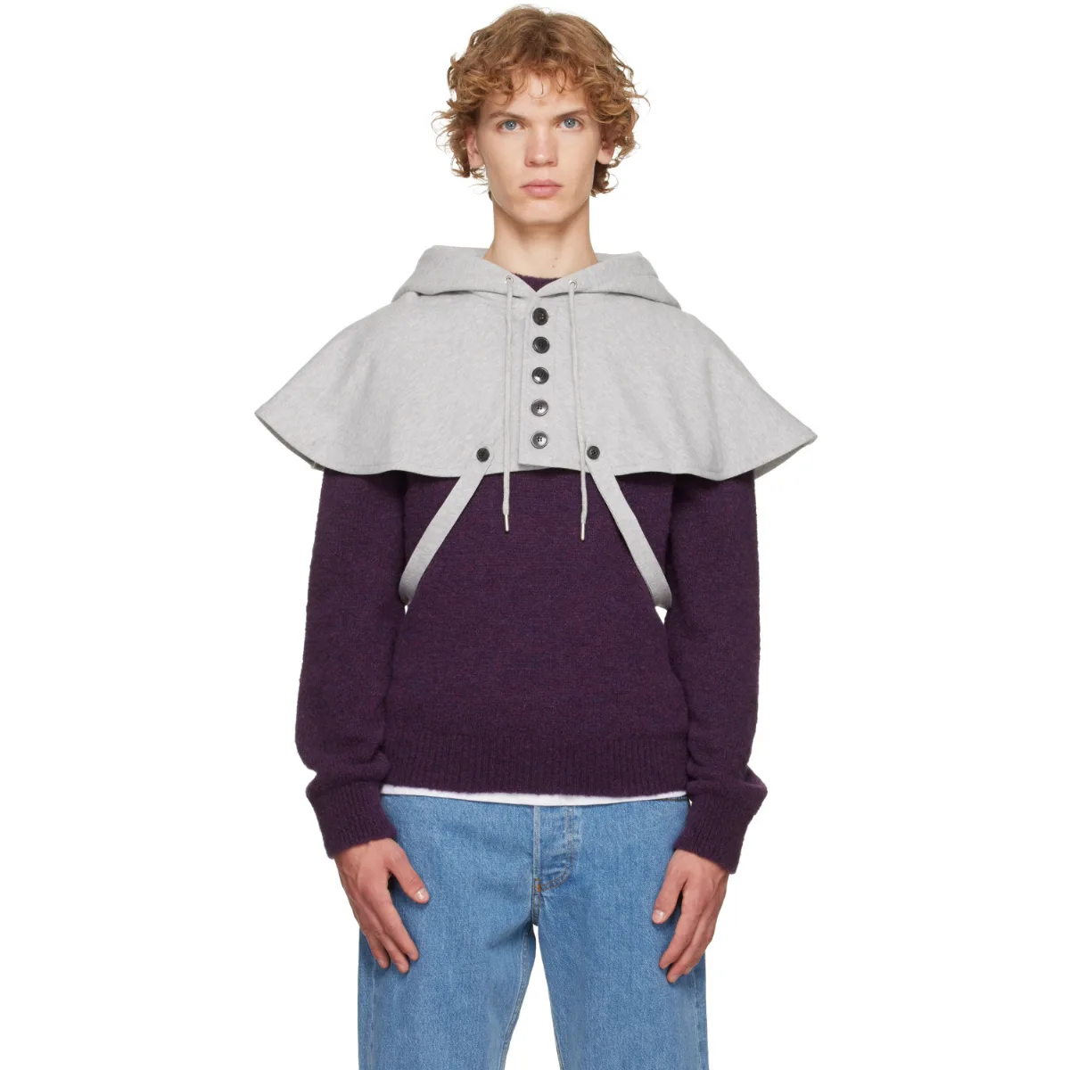 Cape Hoodie by Dries Van Noten
