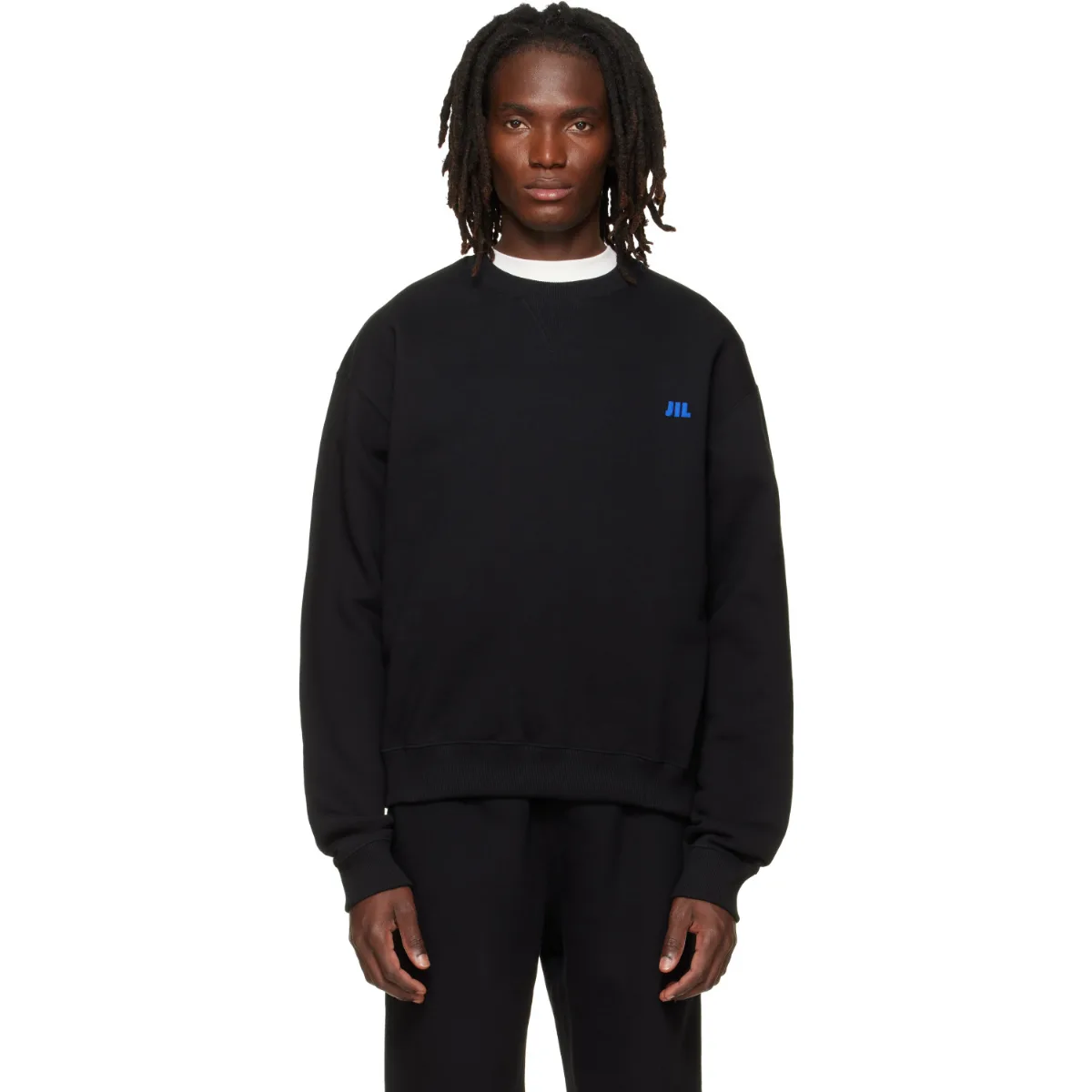 Cotton Crew-Neck Sweatshirt by Jil Sander