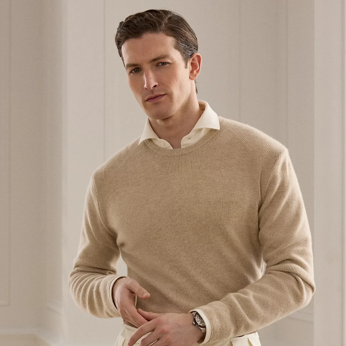 Textured Cashmere Jumper by Ralph Lauren Purple Label