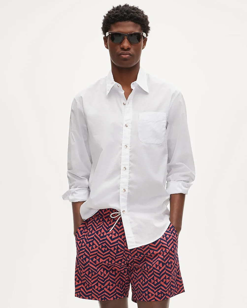 Seaport Lightweight Poplin Shirt by J.Crew