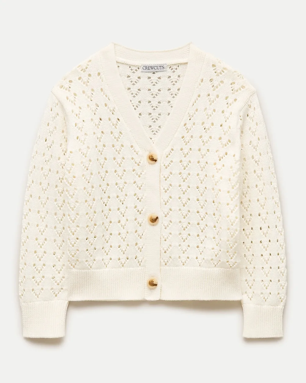 Heart-Pointelle Cardigan by J.Crew
