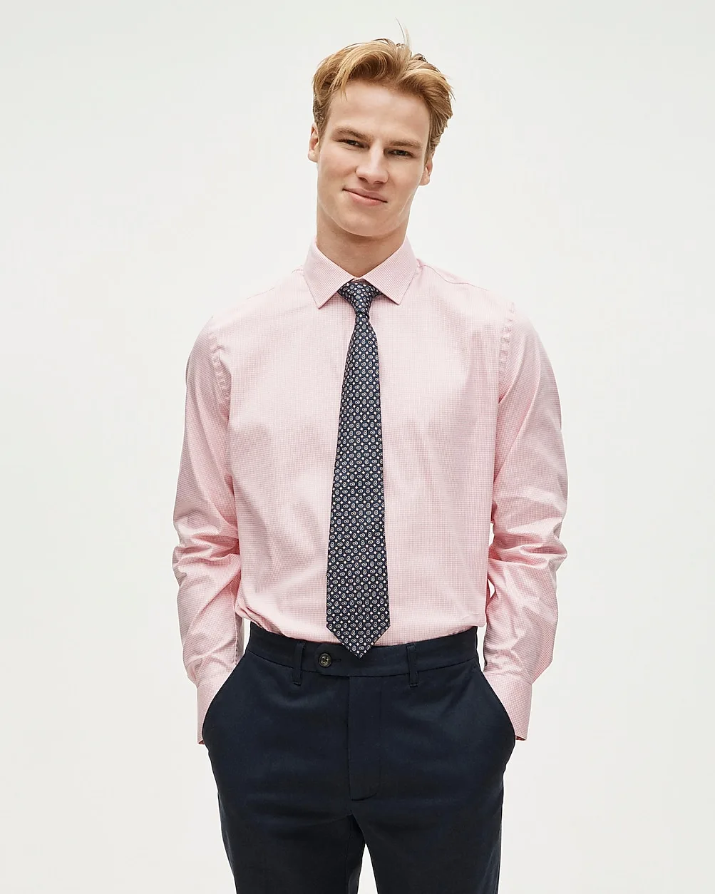 Bowery Performance Stretch Dress Shirt with Spread Collar by J.Crew