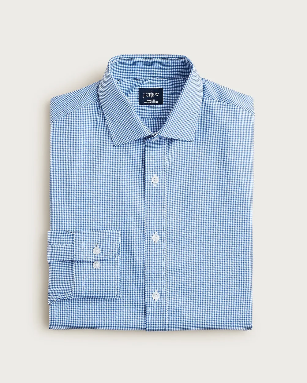 Bowery Performance Stretch Dress Shirt with Spread Collar by J.Crew