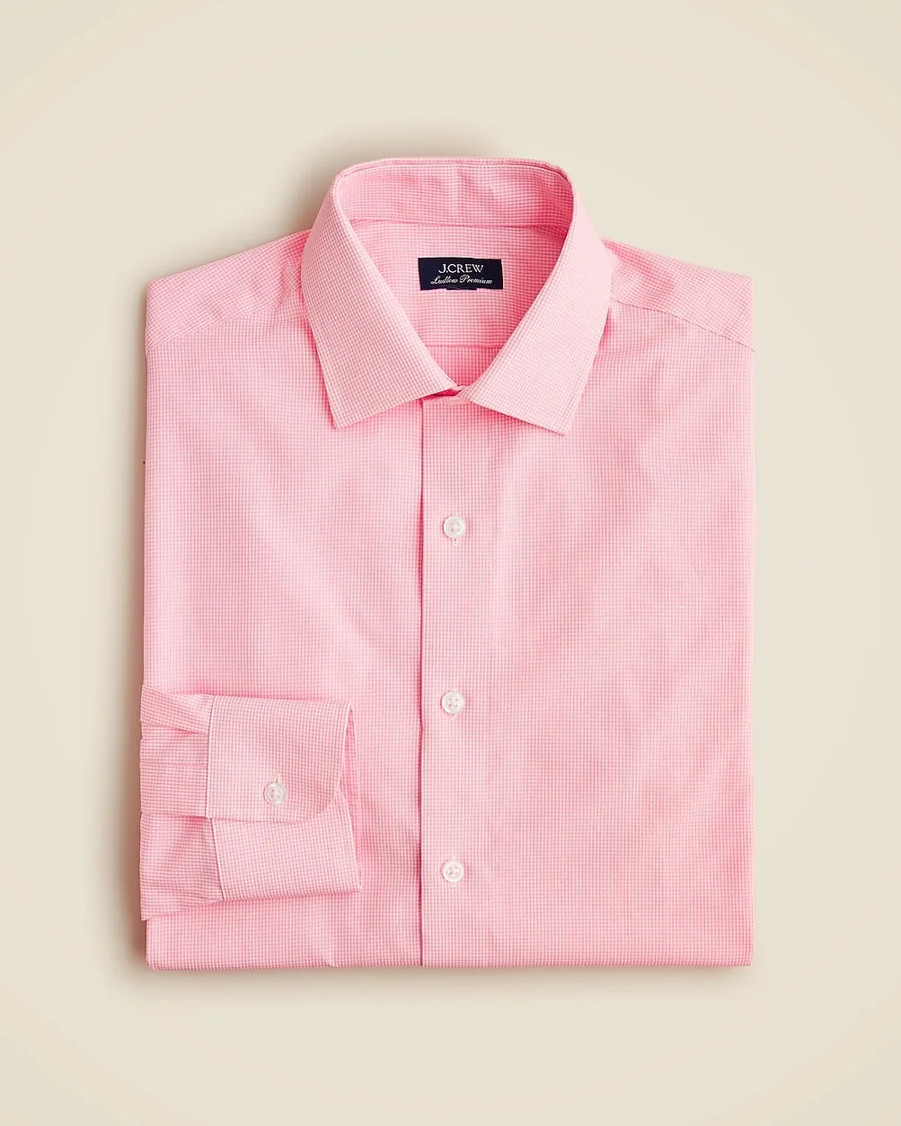 Ludlow Premium Fine Cotton Dress Shirt with Spread Collar by J.Crew