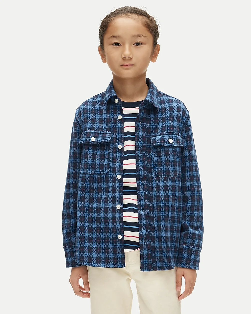 Lightweight Seaboard Soft-Knit Shirt in Plaid by J.Crew