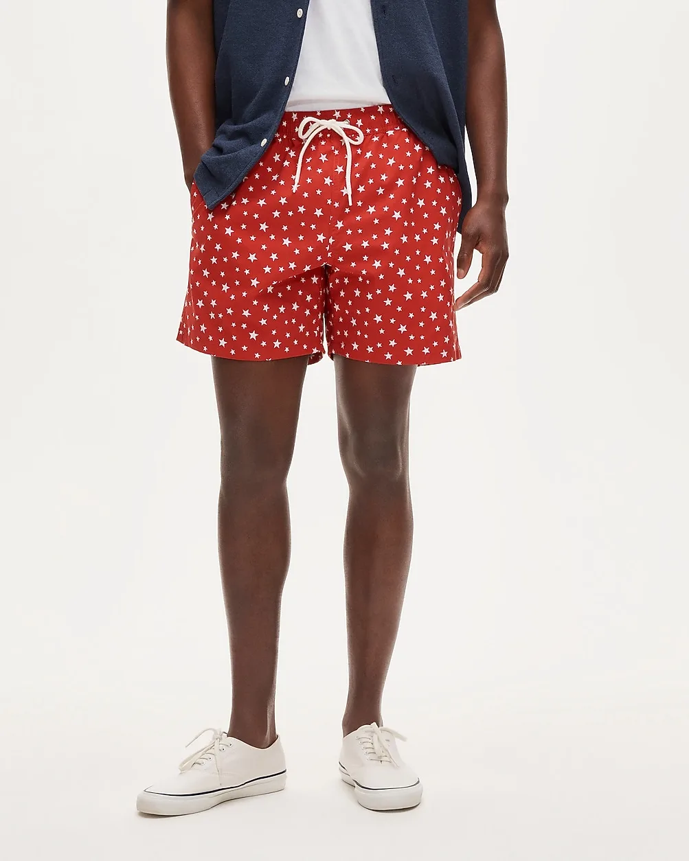 6" Swim Trunk in Star Print by J.Crew