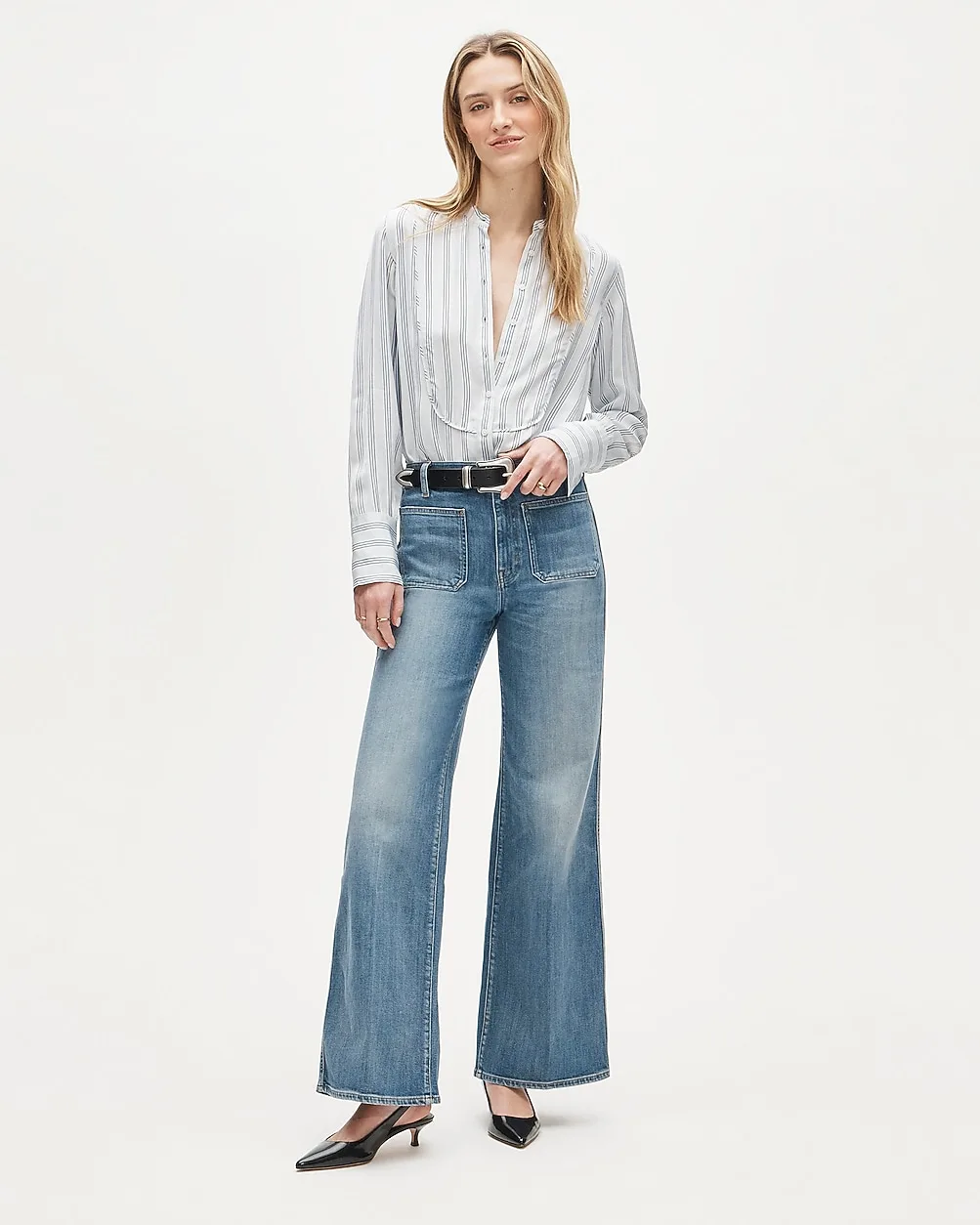 Patch-Pocket Denim Trouser Jean by J.Crew