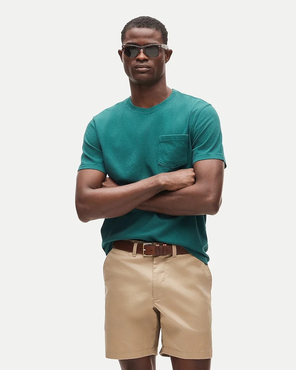 Vintage-Wash Cotton Pocket T-Shirt by J.Crew