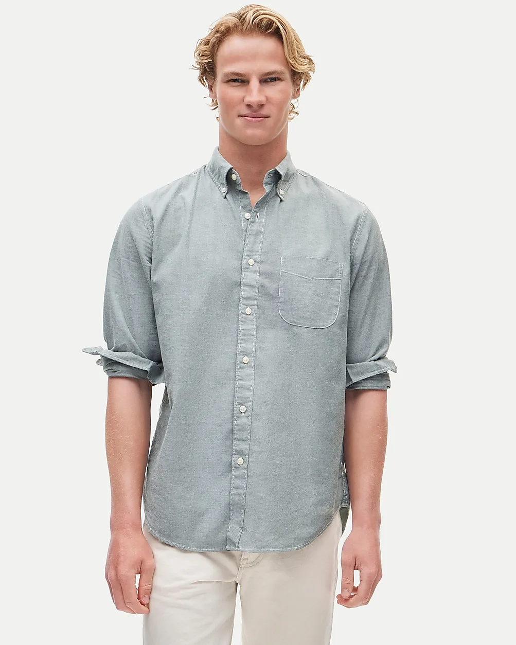 Relaxed Broken-In Organic Cotton Oxford Shirt