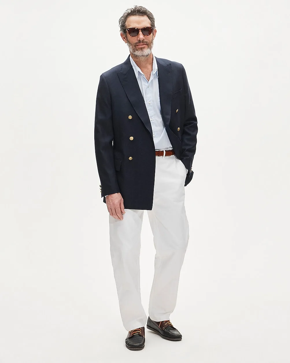 Double-Breasted Blazer in English Wool by J.Crew