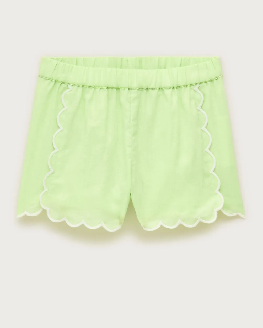 Scallop-Trim Short in Linen Blend by J.Crew