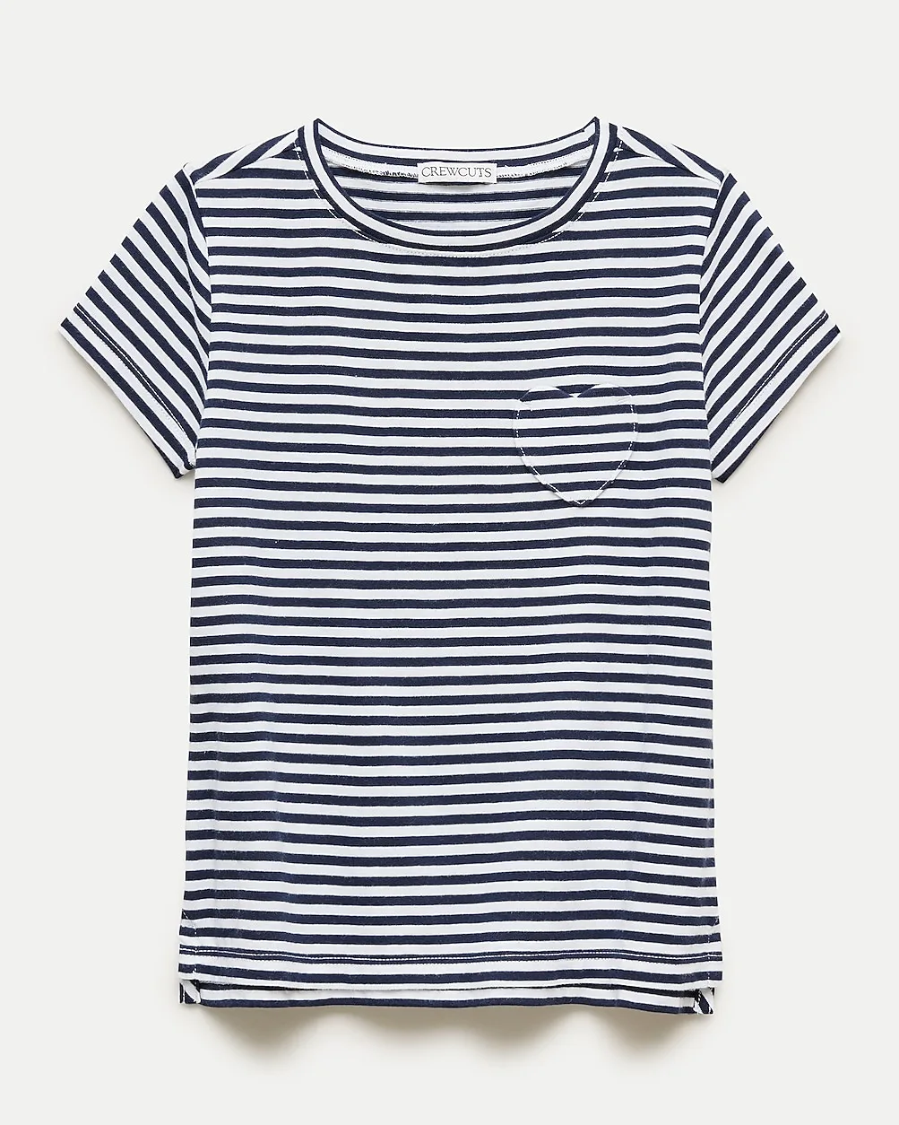 Short-Sleeve Heart-Pocket T-Shirt in Vintage Jersey by J.Crew