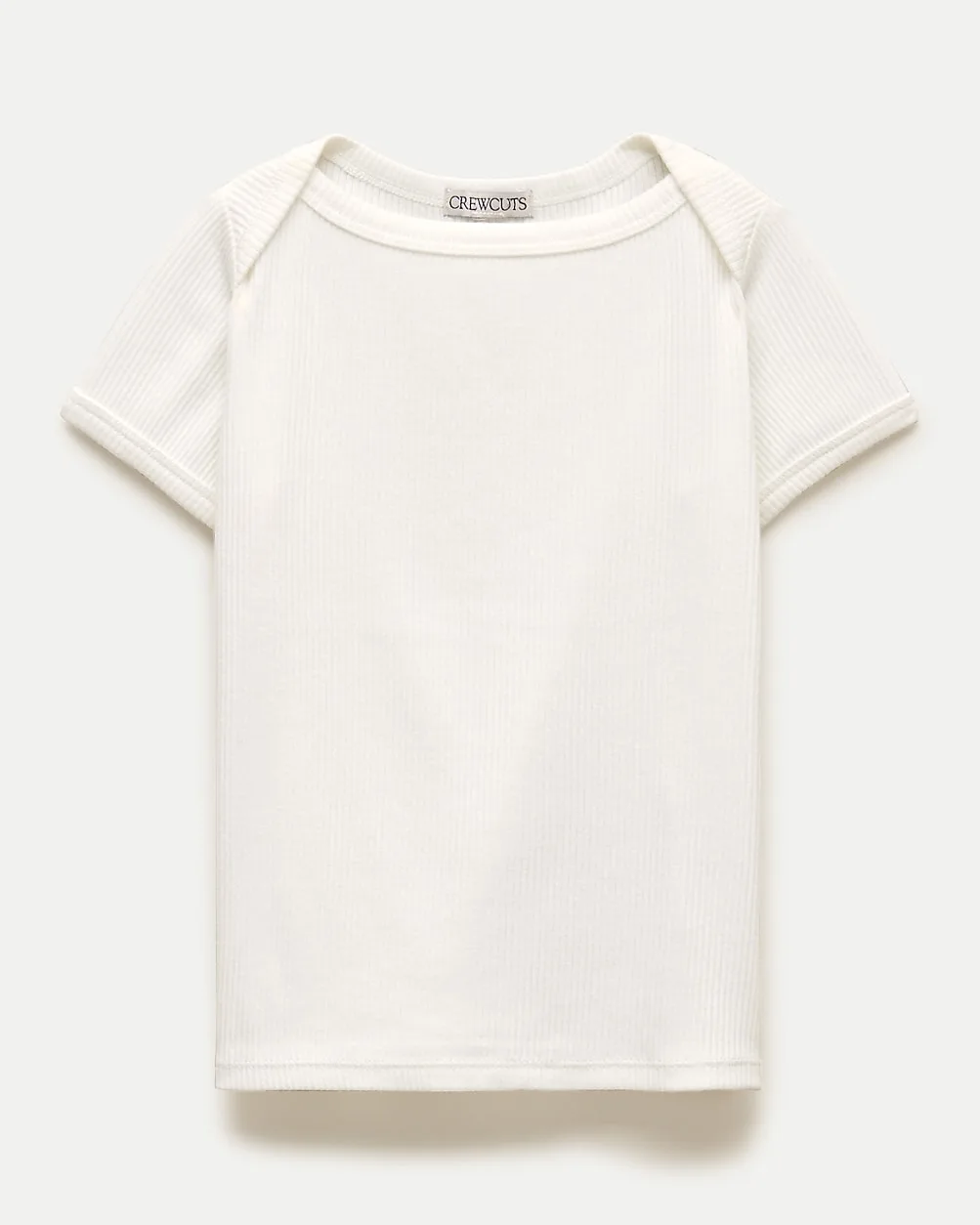 Boatneck T-Shirt in Striped Vintage Rib by J.Crew